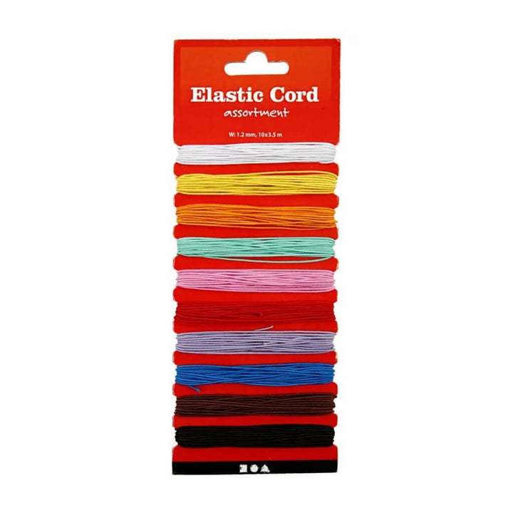 1 Pck. Elastikband 1 mm x 3,5 m 10 Farben Lieblingsgarn