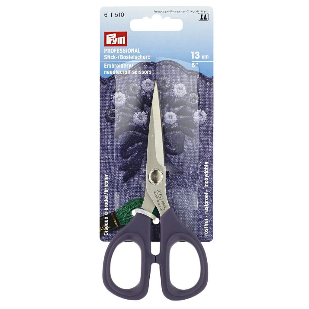 Stick- und Bastelschere "Professional" 13 cm Lieblingsgarn