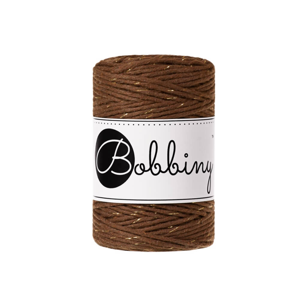Bobbiny Makramee Garn 1,5 mm Golden Mocha Lieblingsgarn