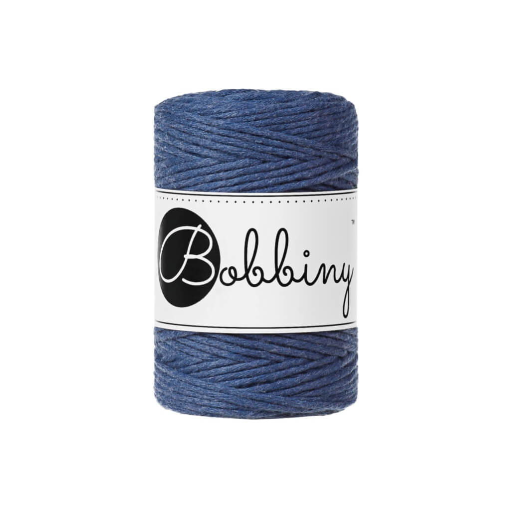 Bobbiny Makramee Garn 1,5 mm Jeans Lieblingsgarn