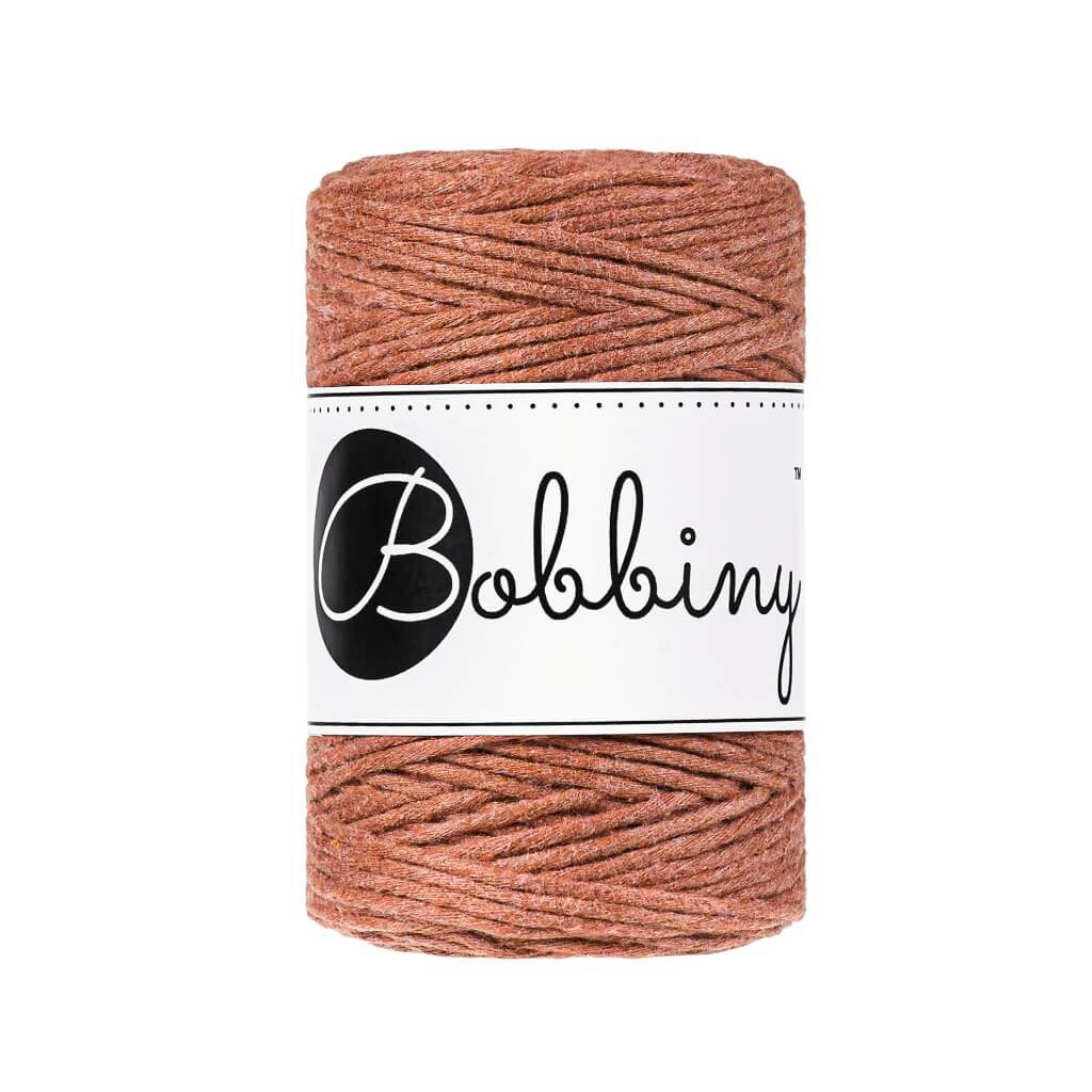 Bobbiny Makramee Garn 1,5 mm Terracotta Lieblingsgarn