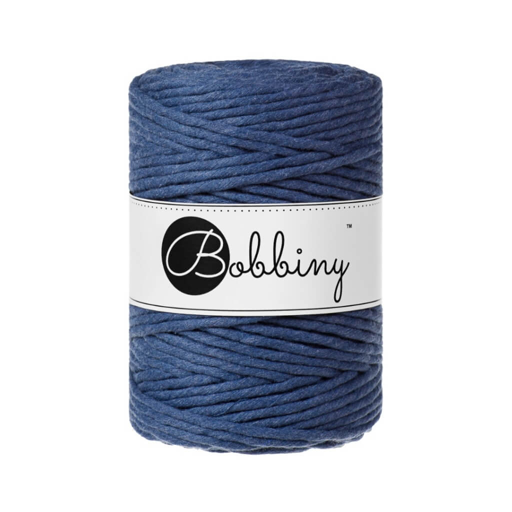 Bobbiny Makramee Garn 5 mm x 100 m Jeans Lieblingsgarn