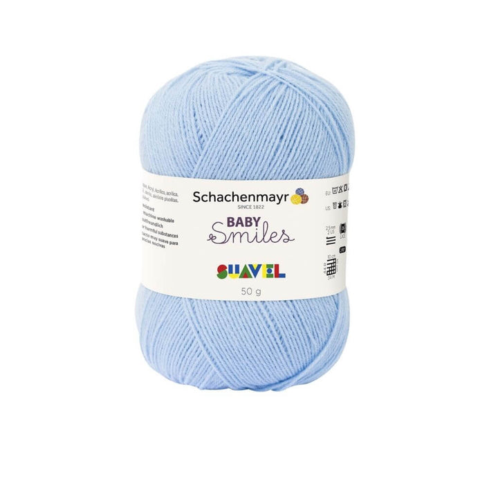 Schachenmayr Suavel Baby Smiles Babygarn 1054 - Hellblau Lieblingsgarn