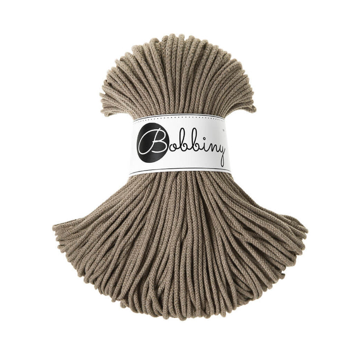 Bobbiny Kordel Junior 3mm x 100 m Coffee Lieblingsgarn