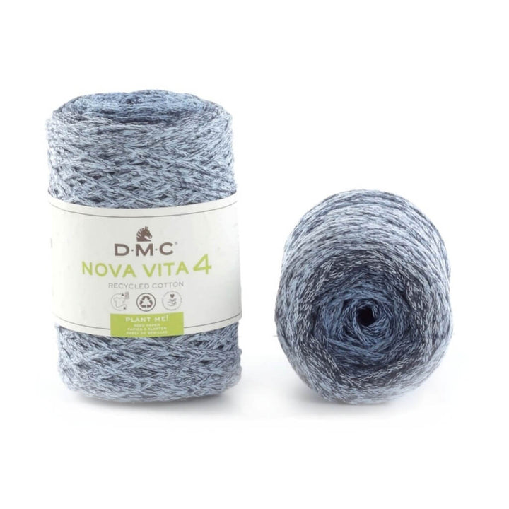 DMC Nova Vita 4 Color - recyceltes Baumwollgarn 177 - Bleu Lieblingsgarn
