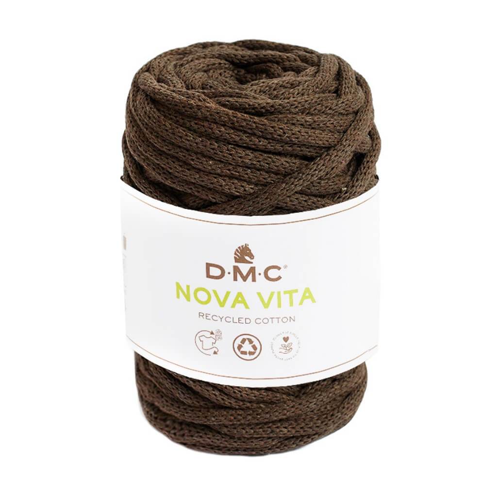 DMC Nova Vita - Baumwollgarn 4mm 11 - Dunkelbraun Lieblingsgarn