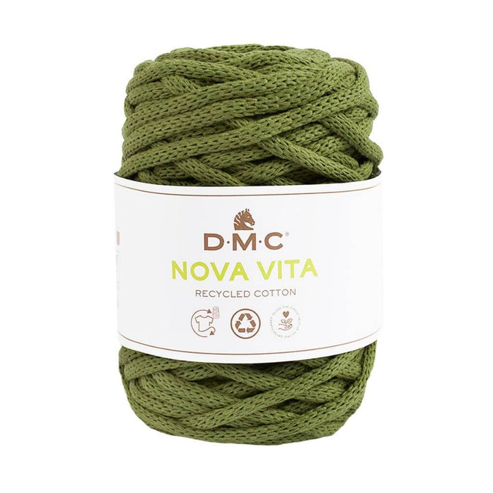 DMC Nova Vita - Baumwollgarn 4mm 083 - Dunkeloliv Lieblingsgarn