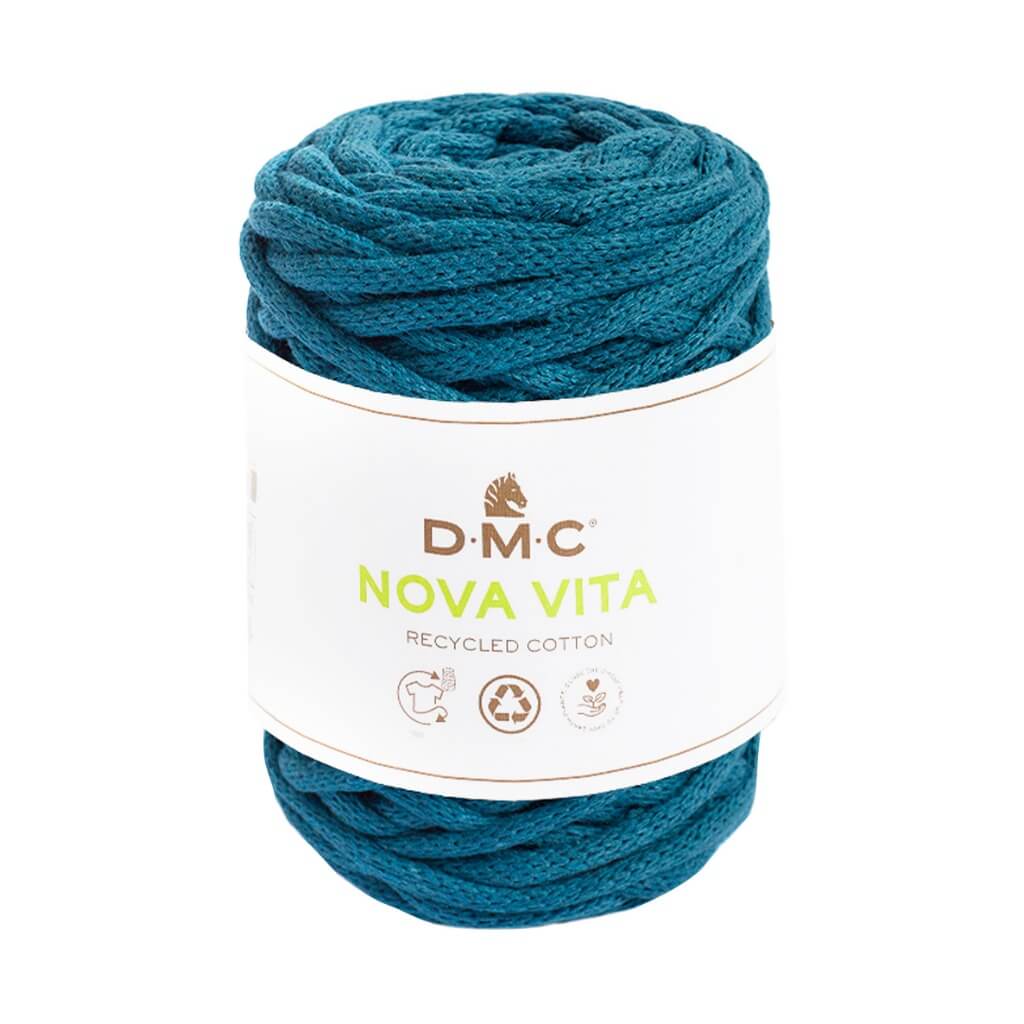 DMC Nova Vita - Baumwollgarn 4mm 073 - Dunkelpetrol Lieblingsgarn