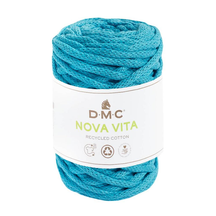 DMC Nova Vita - Baumwollgarn 4mm 072 - Petrol Lieblingsgarn
