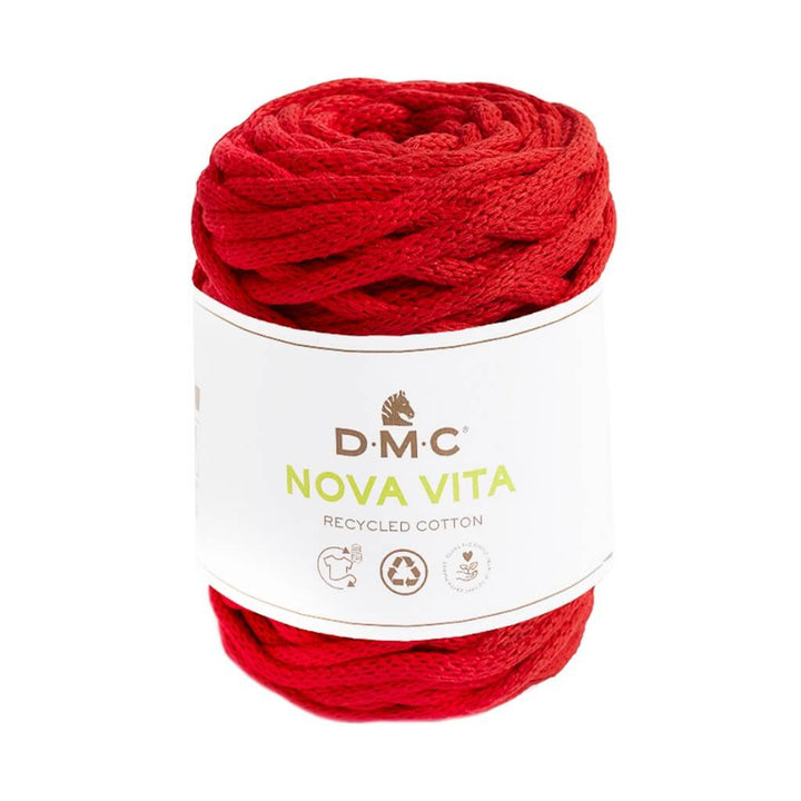 DMC Nova Vita - Baumwollgarn 4mm 05 - Rot Lieblingsgarn