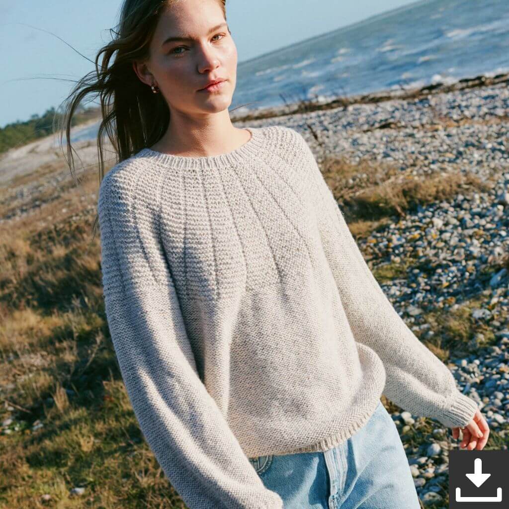 Ecopuno Rundpassenpullover - Lana Grossa Nordic Knits Modell 16 Lieblingsgarn