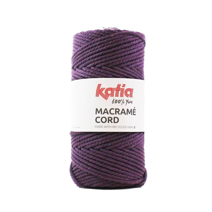 Katia Macramé Cord 5 mm Berenjena Lieblingsgarn