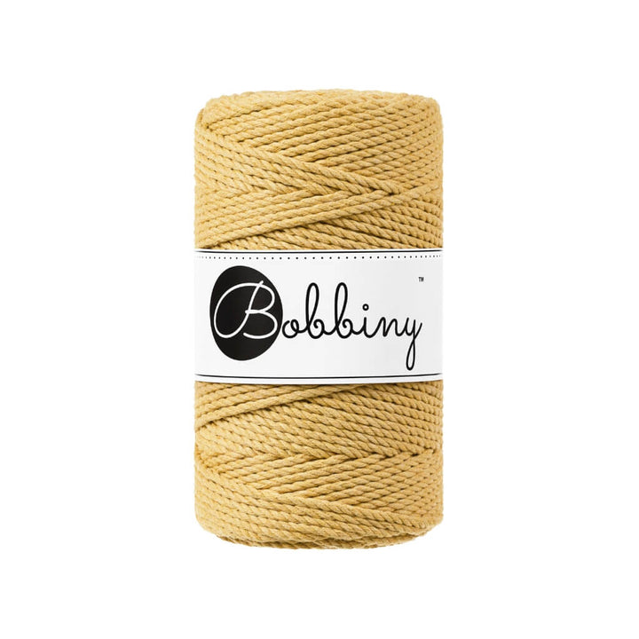 Bobbiny Makramee Garn 3mm gedreht Honey Lieblingsgarn