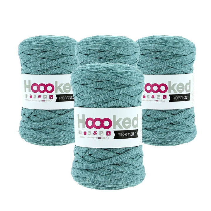 Hoooked RibbonXL 4er Spar-Set Emerald Splash Lieblingsgarn