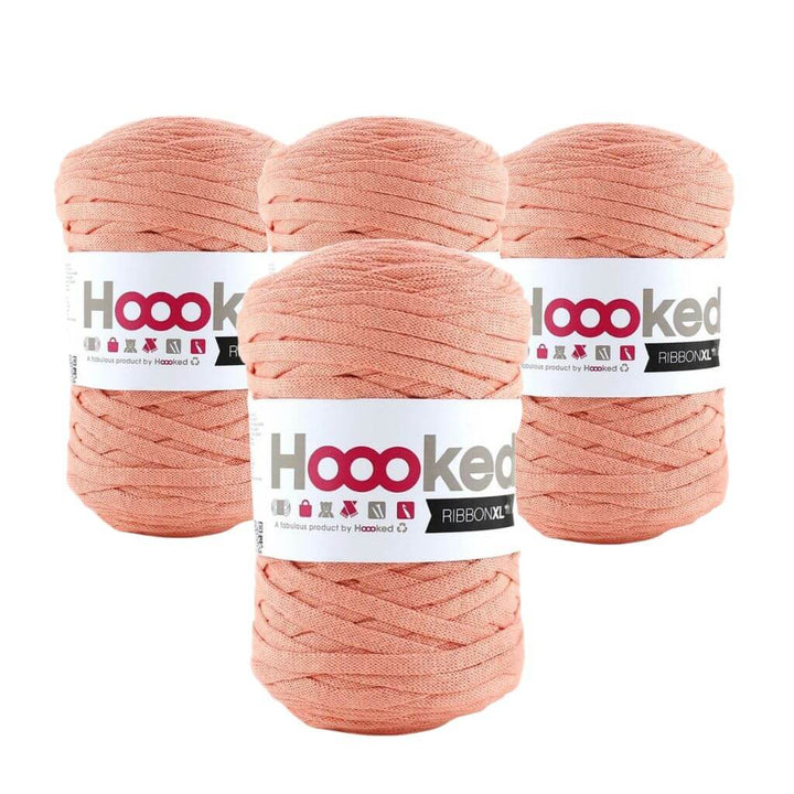 Hoooked RibbonXL 4er Spar-Set Iced Apricot Lieblingsgarn