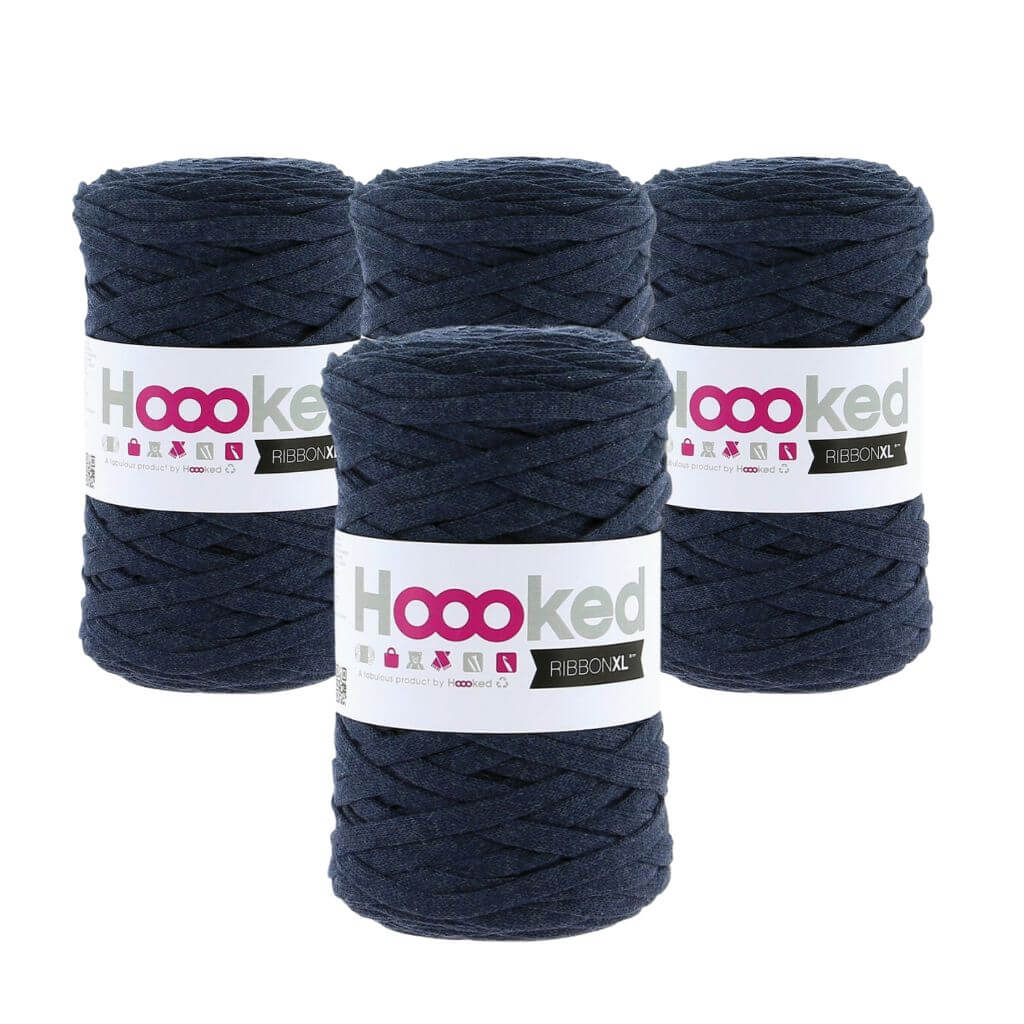 Hoooked RibbonXL 4er Spar-Set Riverside Jeans Lieblingsgarn