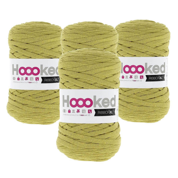 Hoooked RibbonXL 4er Spar-Set Spicy Ocre Lieblingsgarn
