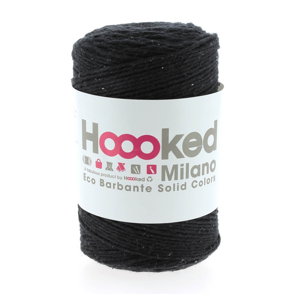 Hoooked Milano Eco Barbante 250 - Noir Lieblingsgarn
