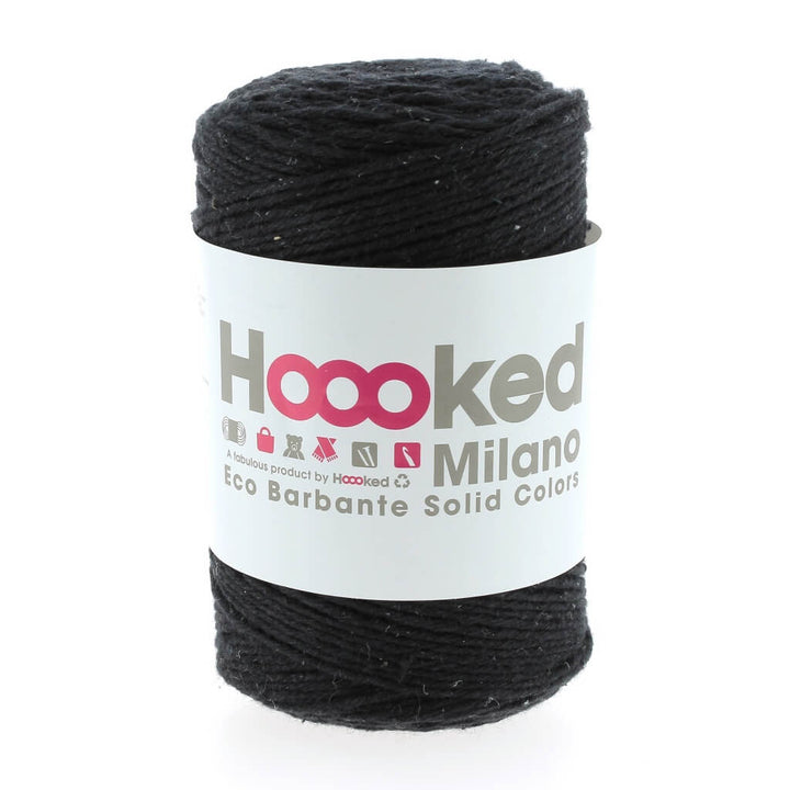 Hoooked Milano Eco Barbante 250 - Noir Lieblingsgarn