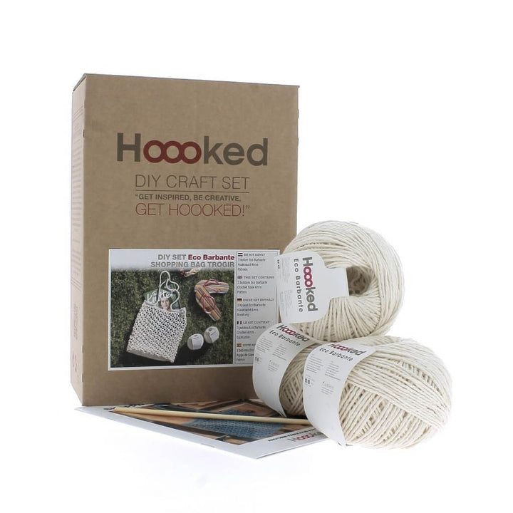 Hoooked DIY Häkelset Einkaufstasche Trogir Almond Lieblingsgarn