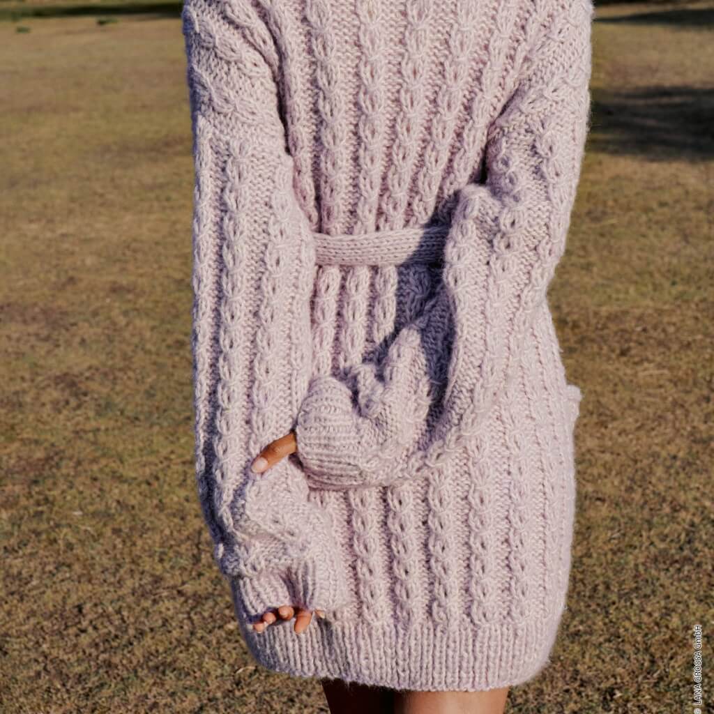 Natural Alpaca Pelo Jacke - Lana Grossa Filati Journal 64 Modell 8 (PDF) Lieblingsgarn