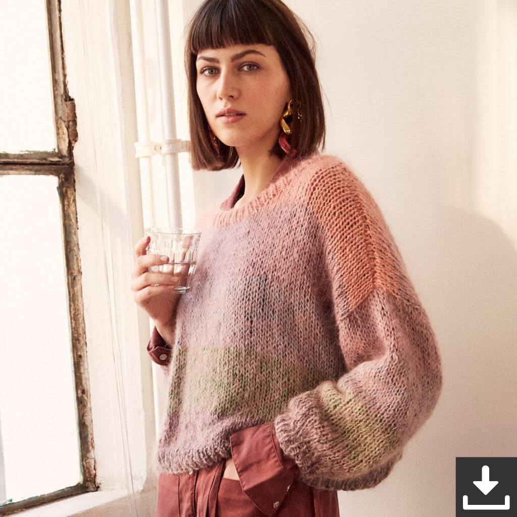 Brigitte No. 3 & No. 4 Pullover - Lana Grossa Brigitte No. 4 Modell 3 (PDF) Lieblingsgarn