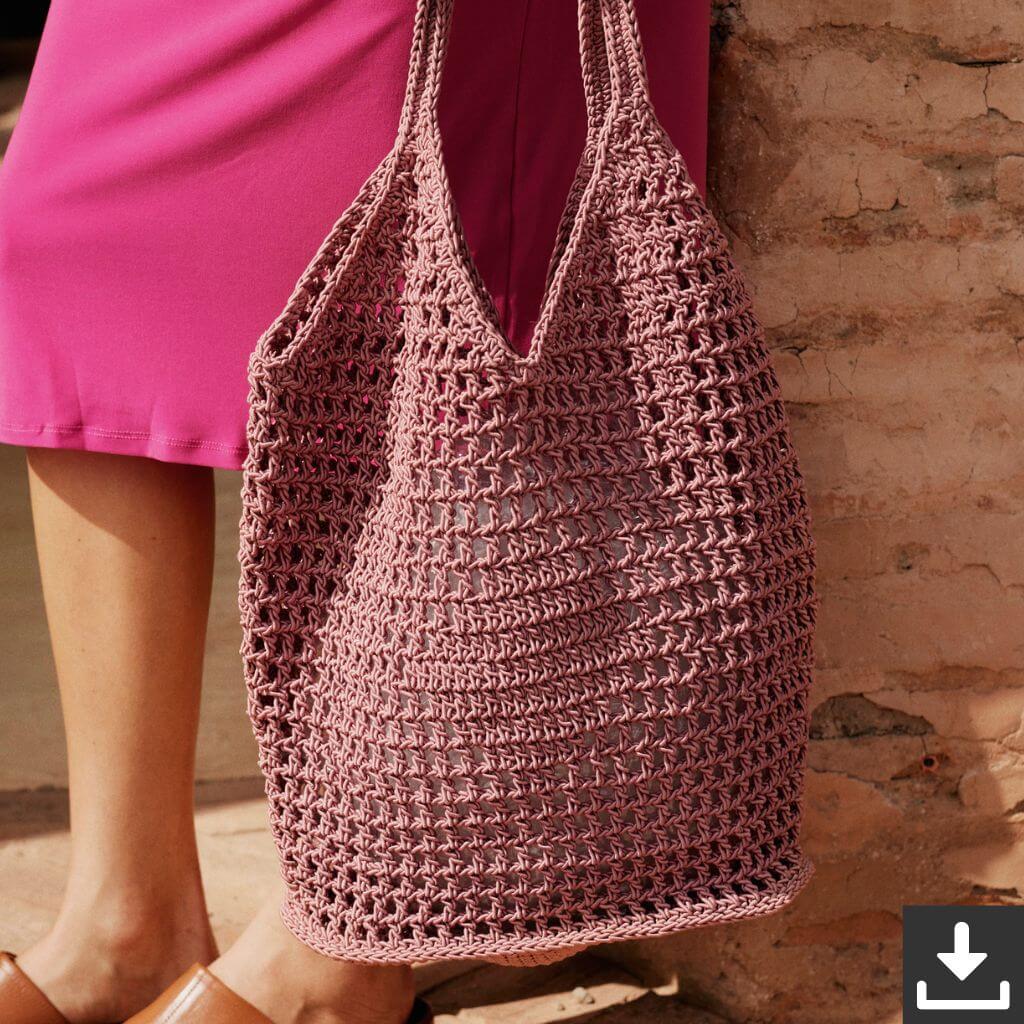 The Core Tasche - Lana Grossa Häkeln Nr. 5 Modell 23 Lieblingsgarn