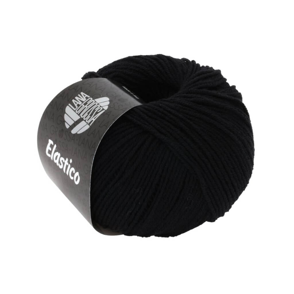 Lana Grossa Elastico 50g 24 - Schwarz Lieblingsgarn