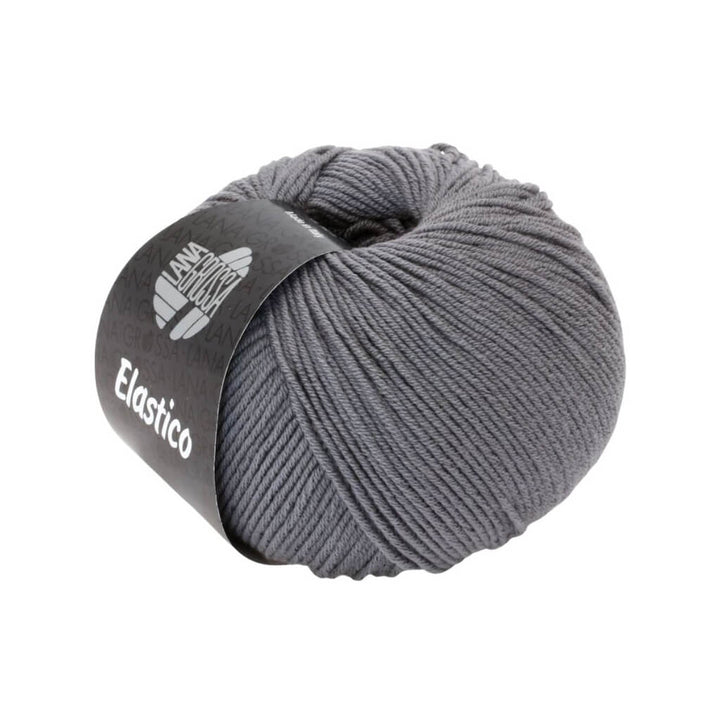 Lana Grossa Elastico 50g 101 - Schiefer Lieblingsgarn