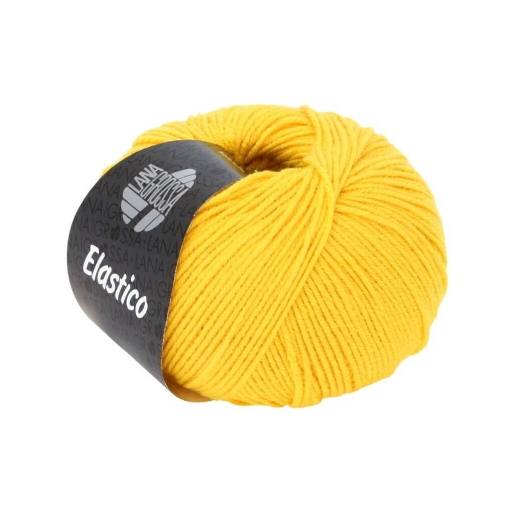 Lana Grossa Elastico 50g 107 - Sonnengelb Lieblingsgarn