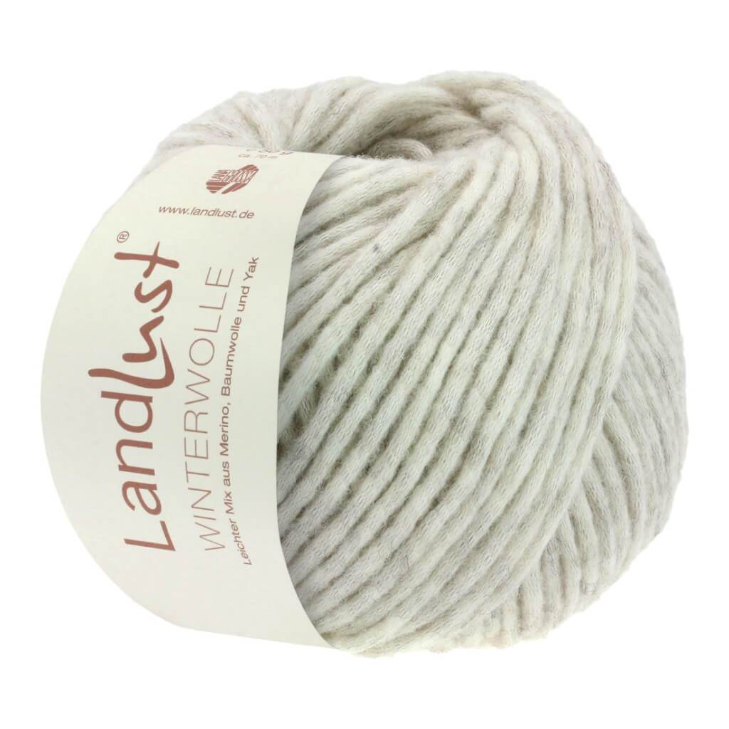 Lana Grossa Landlust Winterwolle 50 g 10 - Natur Meliert Lieblingsgarn