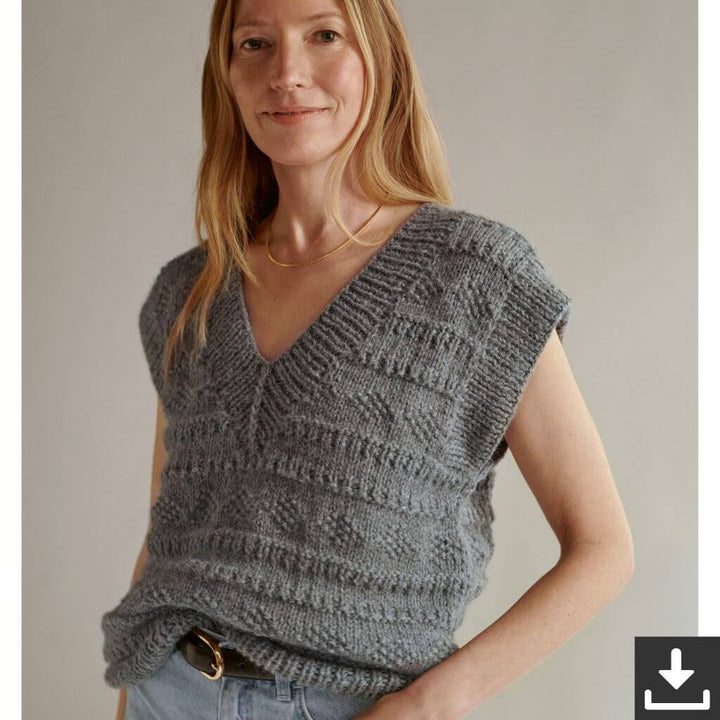 Natrual Alpaca Classico Pullunder - Lana Grossa Nordic Knits Modell 11 Lieblingsgarn