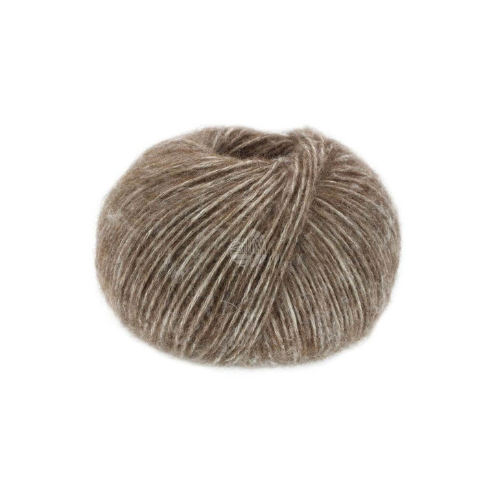 Lana Grossa Natural Alpaca Pelo 8 - Dunkelbraun meliert Lieblingsgarn