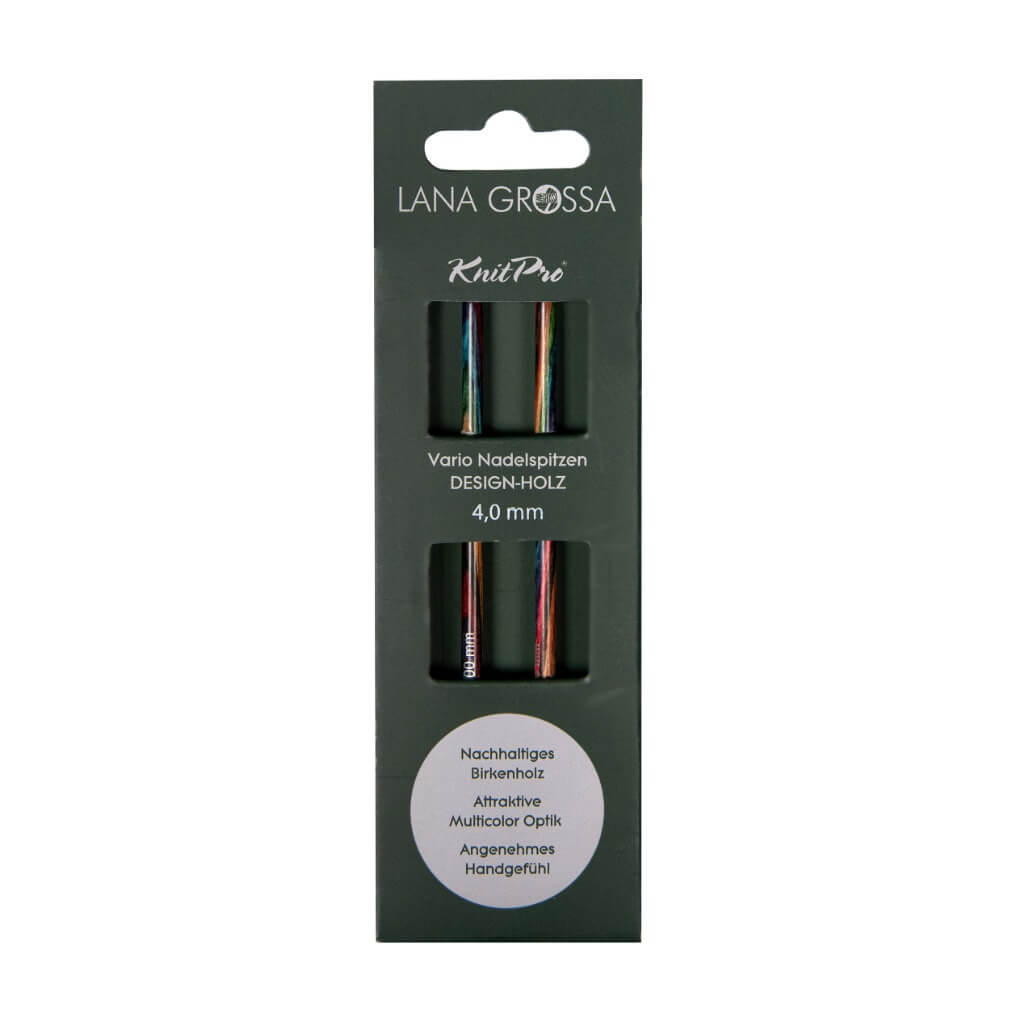 Lana Grossa Vario Nadelspitzen Design Holz Multicolor Lieblingsgarn