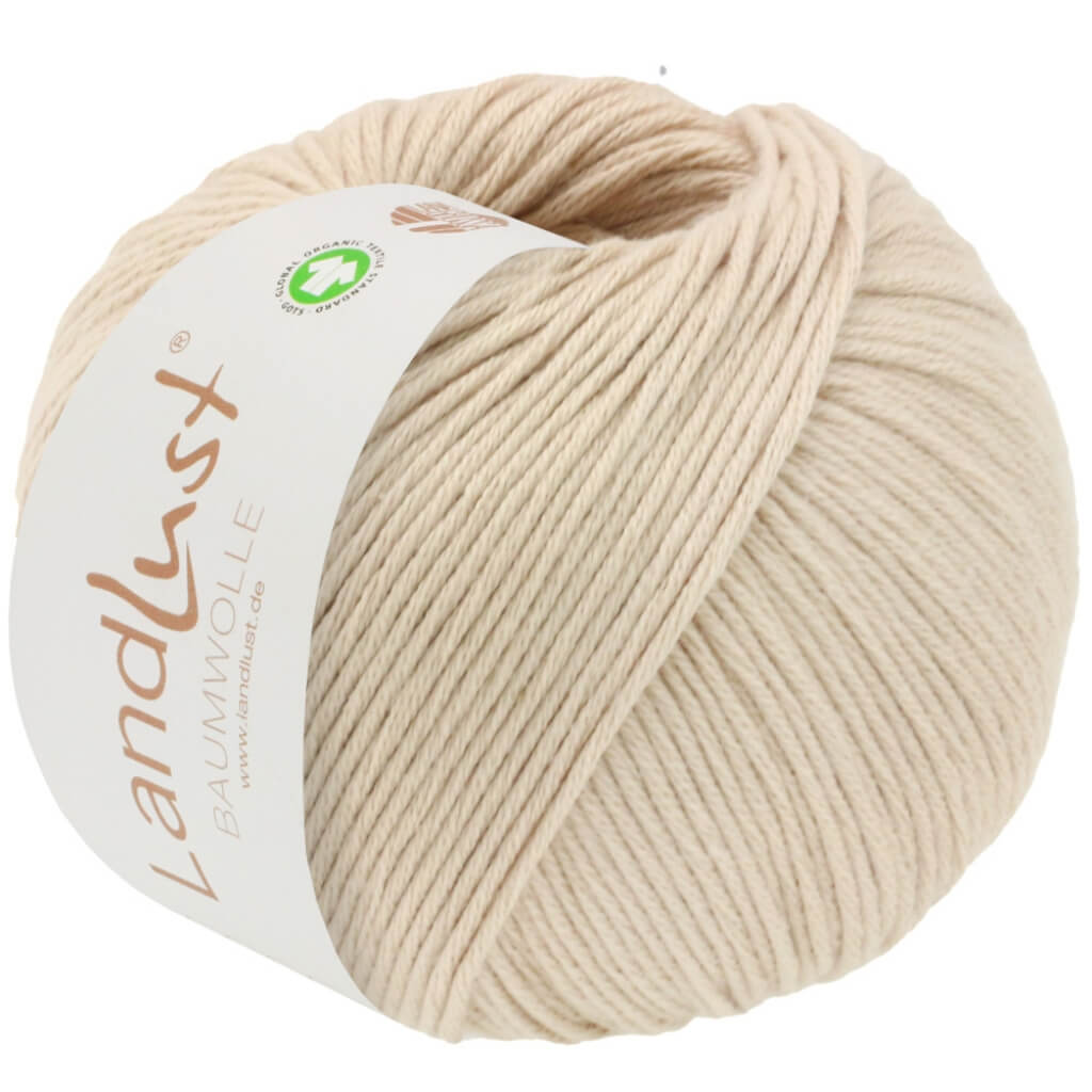 Lana Grossa Landlust Baumwolle GOTS 15 - Beige Lieblingsgarn