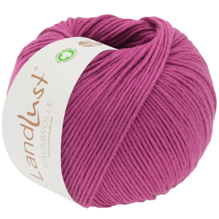 Lana Grossa Landlust Baumwolle GOTS 18 - Fuchsia Lieblingsgarn