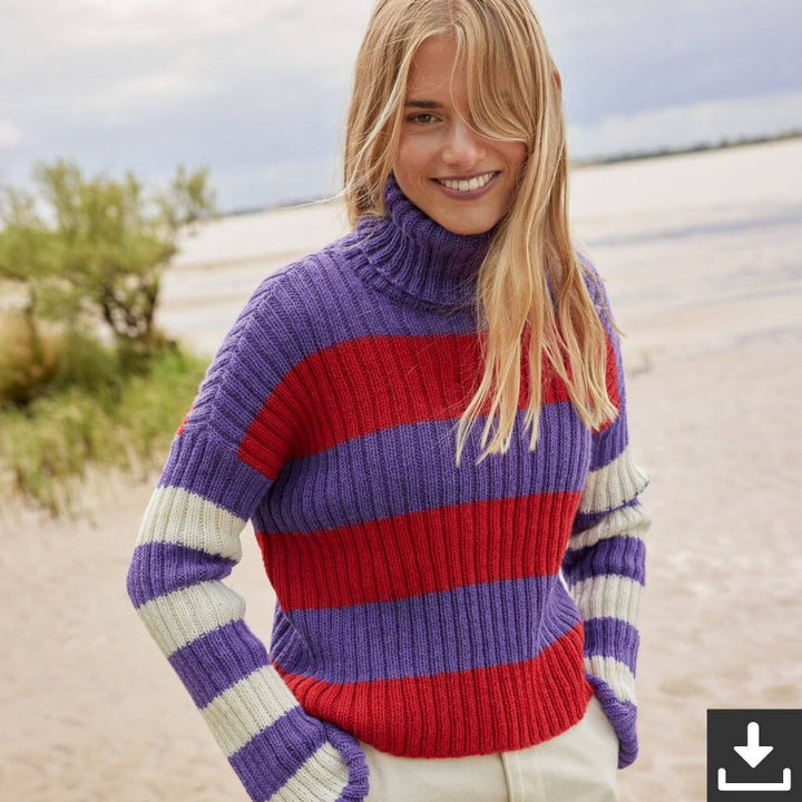 Landlust Alpaka Merino Pullover - Lana Grossa Filati No. 64 Modell 53 Lieblingsgarn