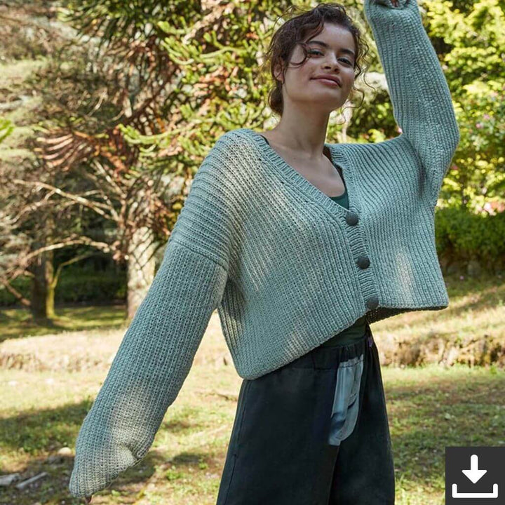 wild-and-free Strickjacke - Lang Yarns Modell 273-024 (PDF) Lieblingsgarn