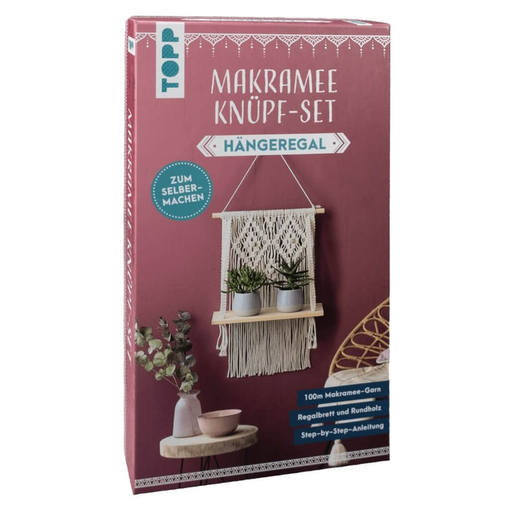 Makramee Knüpf-Set Hängeregal Lieblingsgarn