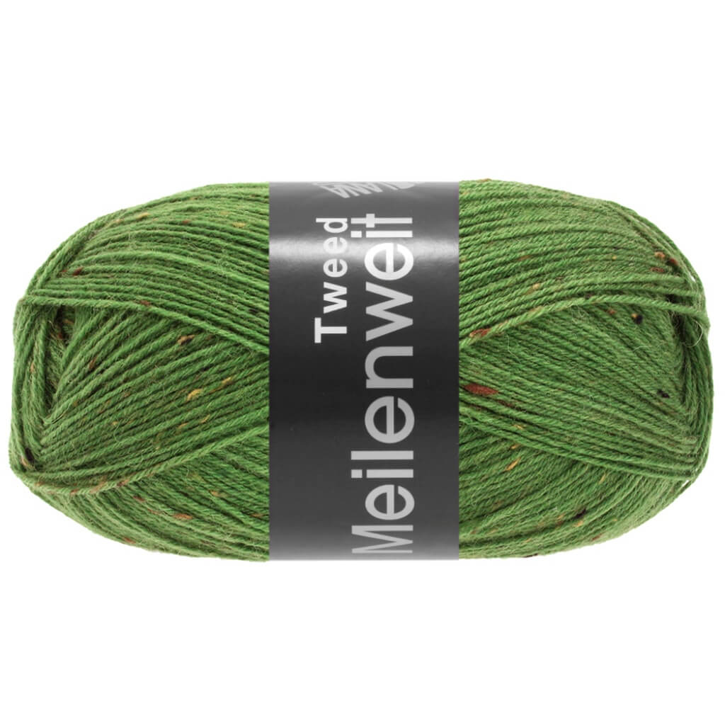 Lana Grossa Meilenweit 100 Tweed 165 - Grün Lieblingsgarn
