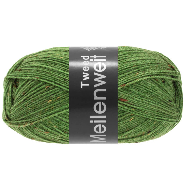 Lana Grossa Meilenweit 100 Tweed 165 - Grün Lieblingsgarn
