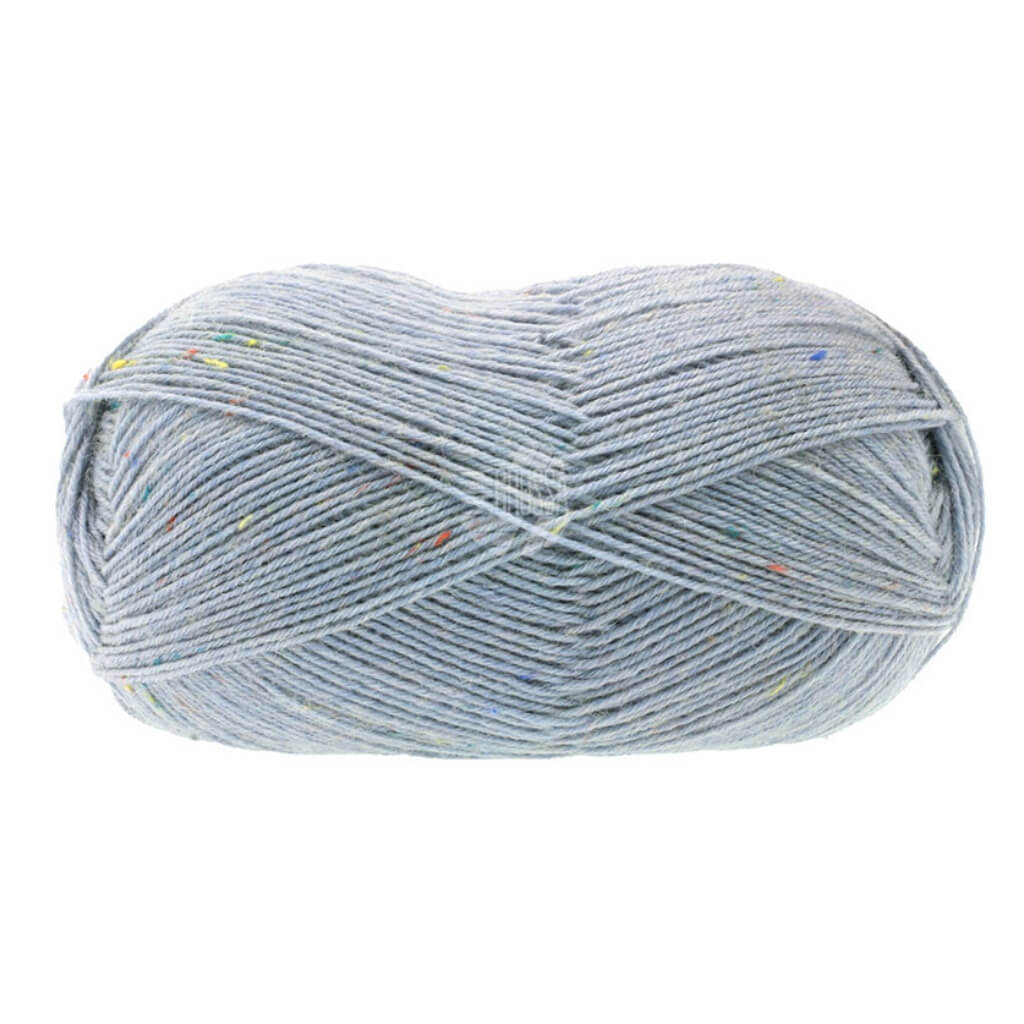 Lana Grossa Meilenweit 100 Tweed 171 - Graublau Lieblingsgarn