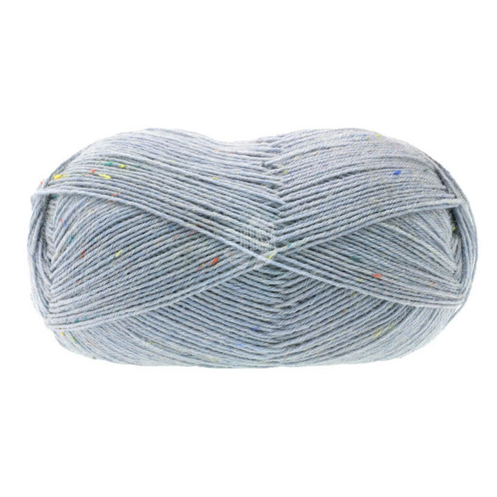 Lana Grossa Meilenweit 100 Tweed 171 - Graublau Lieblingsgarn
