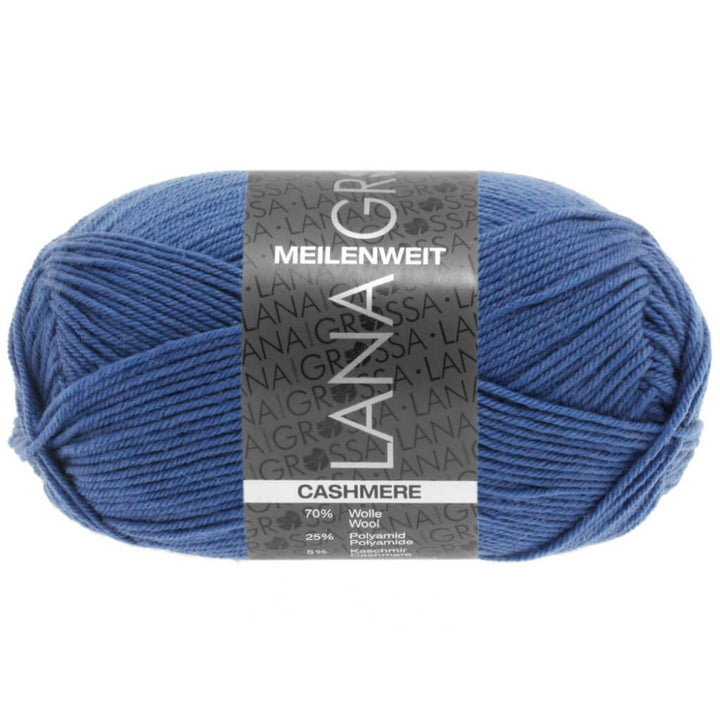 Lana Grossa Meilenweit 50 Cashmere 16 - Brillantblau Lieblingsgarn