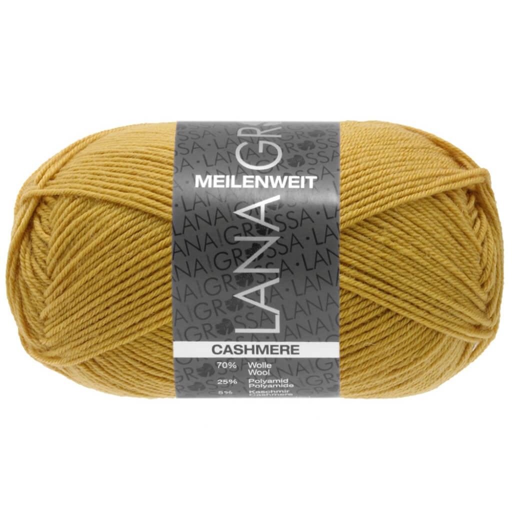 Lana Grossa Meilenweit 50 Cashmere 46 - Curry Lieblingsgarn