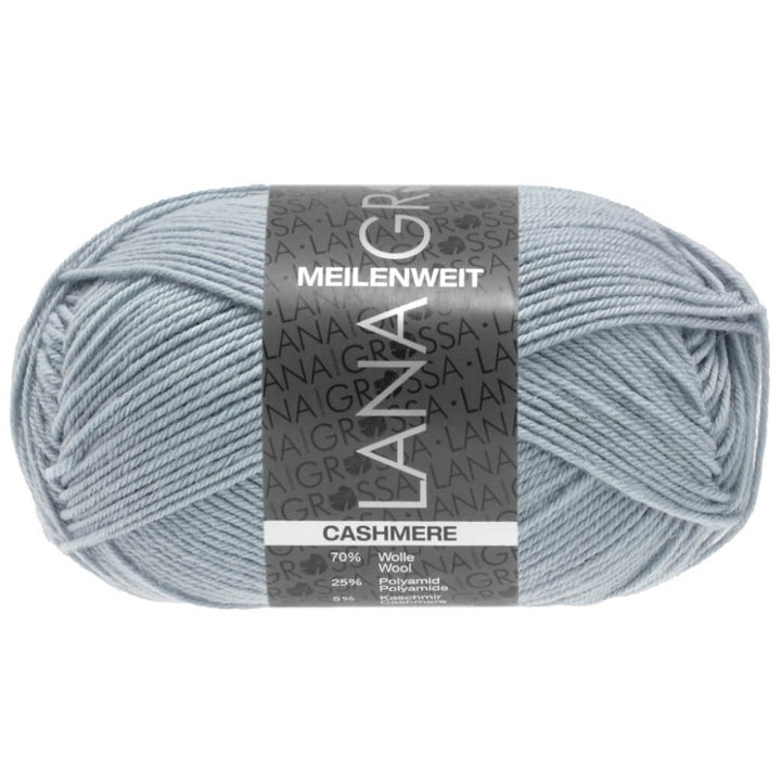 Lana Grossa Meilenweit 50 Cashmere 49 - Pastellblau Lieblingsgarn
