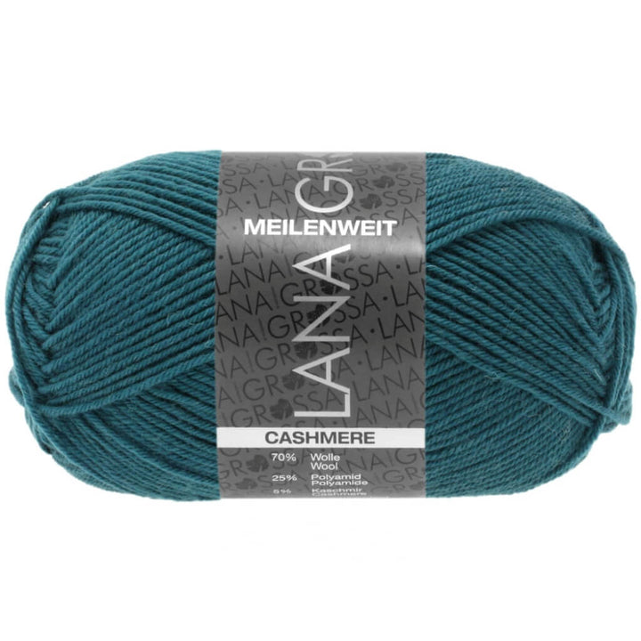Lana Grossa Meilenweit 50 Cashmere 42 - Tiefseegrün Lieblingsgarn