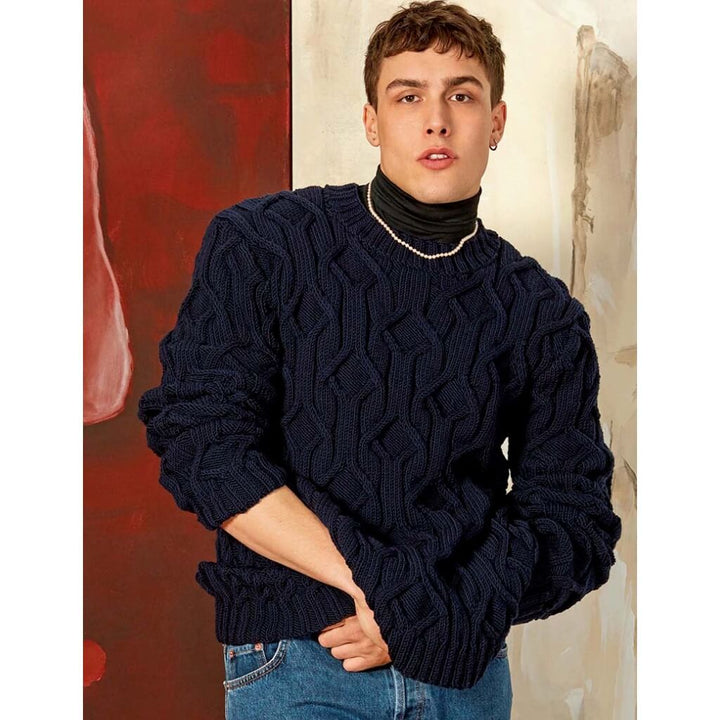 Merino+ Herrenpullover - Lang Yarns Modell PTO-44_11 Lieblingsgarn