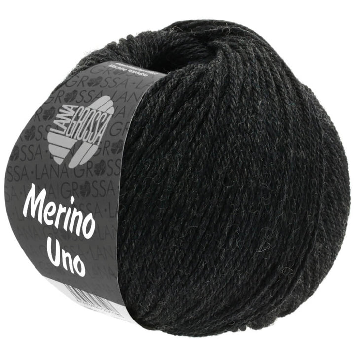 Lana Grossa Merino Uno 50 g 12 - Anthrazit Lieblingsgarn