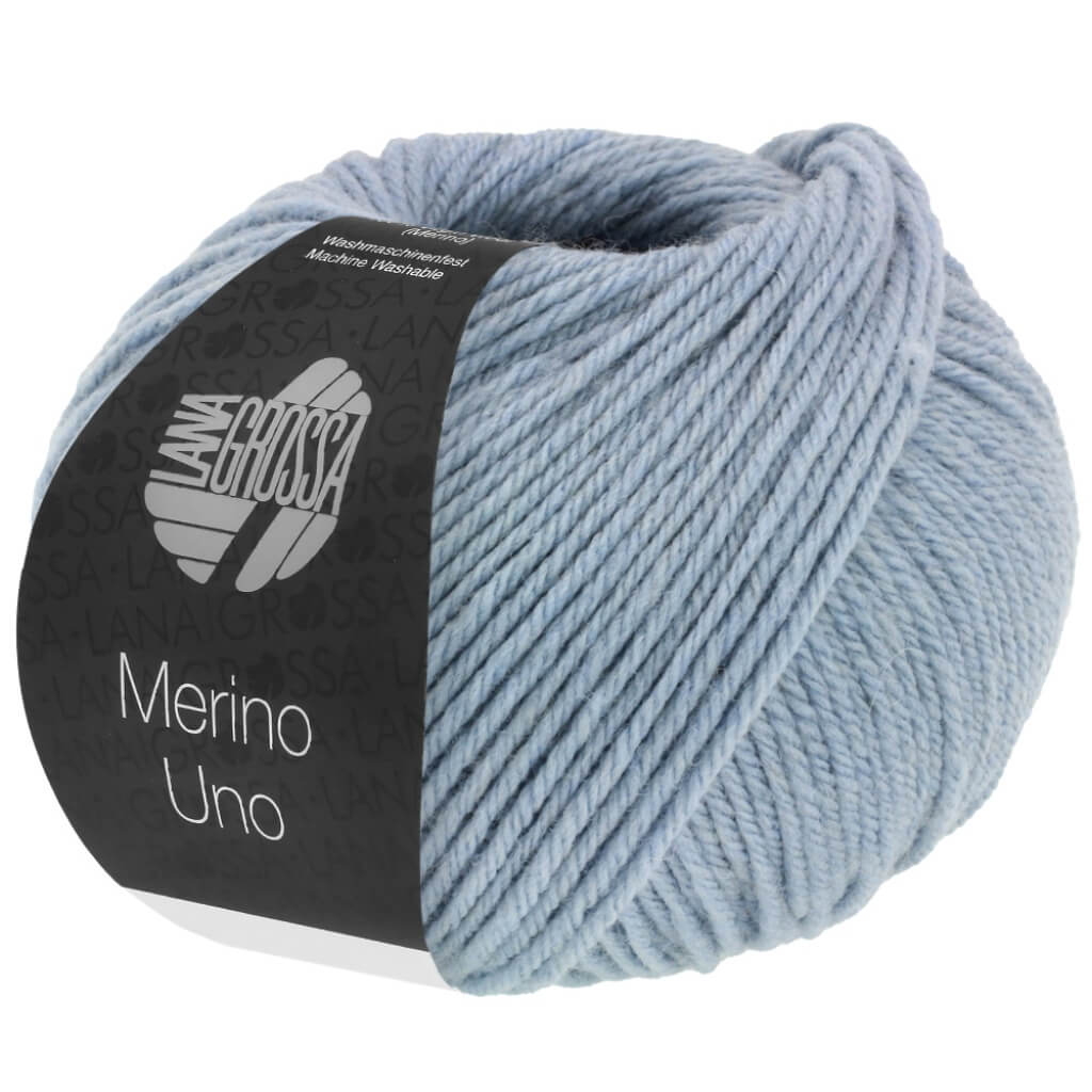 Lana Grossa Merino Uno 50 g 67 - Rauchblau Lieblingsgarn